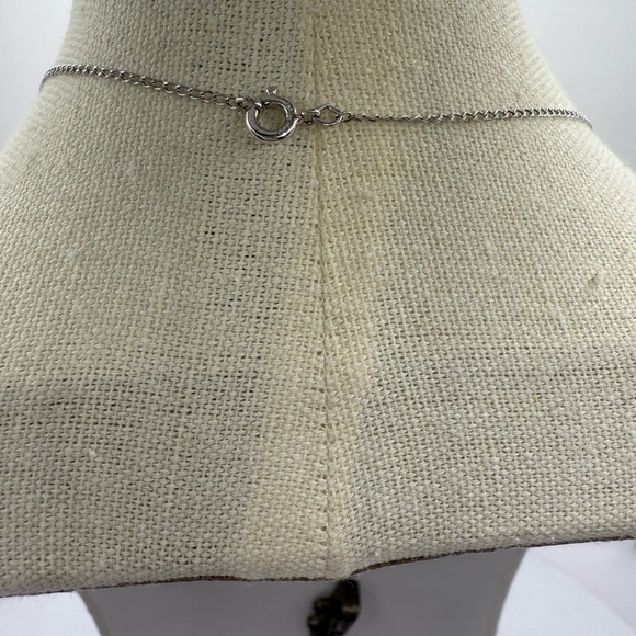 Dainty .925 Silver Heart with Pearl Pendant on‎ Sterling Silver Necklace - Picture 3 of 8